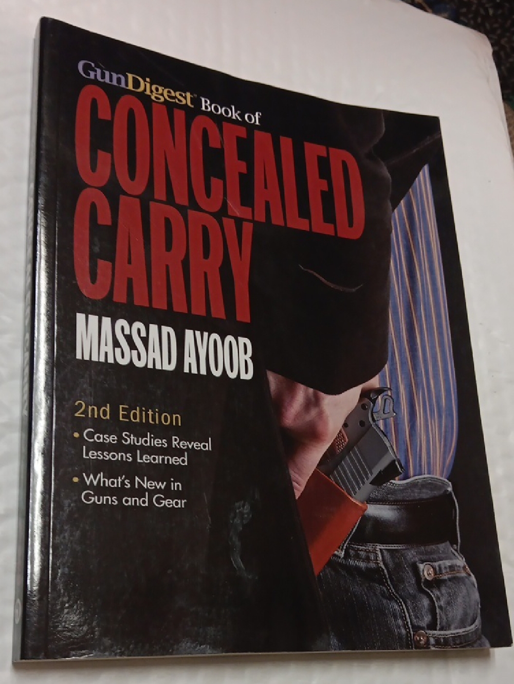 Gun Digest Book of Concealed Carry by Massad Ayoob - Black & Red Cover